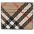 Burberry Check Card Case Brown