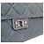 Chanel Borsa Flap Vintage in agnello Blu - vista 8