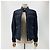 Prada Giacca imbottita stile biker da donna Blu - vista 3
