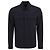 Camicia con patch logo in pelle Moncler Blu - vista 2