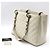 Chanel Borsa a Spalla White Caviar Grand Shopping Bianco - vista 2