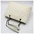 Chanel Borsa a Spalla White Caviar Grand Shopping Bianco - vista 3