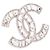 Chanel CC Logo Pearl Crystal Brooch - view 7