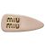 Miu Miu Clip per capelli in vernice rosa cipria
