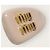Miu Miu Clip per capelli in vernice rosa cipria - vista 3