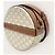 Céline Borsa rotonda in tela White Triomphe Bianco - vista 3