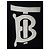 Burberry T-shirt a maniche corte con logo monogramma TB Nero - vista 3