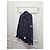 Thom Browne Giacca-camicia in nylon blu navy con dettaglio sulla manica con bottoni a pressione - vista 3
