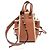 Loewe Borsa Hammock con bordo in crochet Small Rosso - vista 3