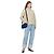 Bottega Veneta Borsa fotocamera in denim blu indaco - vista 9