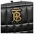Burberry Mini borsa a tracolla Lola in pelle nera con logo TB dorato Nero - vista 7