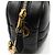 Burberry Mini borsa a tracolla Lola in pelle nera con logo TB dorato Nero - vista 8