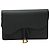 Dior Borsa a tracolla Saddle Chain in pelle di vitello nera Nero