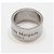Maison Martin Margiela Anello largo Maison Margiela con incisione del logo in argento - vista 3