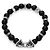 Salvatore Ferragamo Bracciale Gancini Stone Large Blu da Uomo
