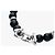 Salvatore Ferragamo Bracciale Gancini Stone Large Blu da Uomo - vista 5