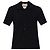 Gucci Polo de mezcla de algodón y seda GG stamp Negro