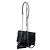 Saint Laurent Borsa a tracolla WOC Monogram Envelope con catena Nero