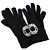 Burberry Logo Graphic Cashmere-Mischung Handschuhe Schwarz