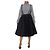 Comme Des Garcons Refurbished schmal plissierter Rock Schwarz