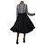 Comme Des Garcons Refurbished schmal plissierter Rock Schwarz - Ansicht 2