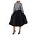 Comme Des Garcons Refurbished schmal plissierter Rock Schwarz - Ansicht 3