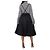 Comme Des Garcons Refurbished schmal plissierter Rock Schwarz - Ansicht 4