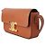 Céline Borsa a tracolla Triomphe in pelle di vitello naturale Marrone - vista 2