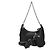 Prada Borsa Hobo in Tessuto Re-Nylon con tracolla a catena Nero - vista 3