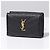 Saint Laurent Black Monogram Grained Poudre Embossed Leather Small Wallet - view 2