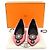 Hermès Décolleté in scamosciato rosa decorate con pois metallici da donna - vista 2