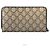 Gucci Cartera larga con cremallera Supreme Tiger Beige Multicolor - vista 4