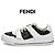 Fendi FF Jacquard Sneaker Erwachsenen Größe AHGY Silber - Ansicht 5