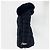 Prada Re-Nylon Triangle Logo Fox Fur Women's Long Puffer Jacket Black - view 4