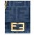 Fendi Flockierter Denim Continental Wallet - Ansicht 8