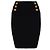 Balmain Falda de punto de largo a la rodilla Negro - vista 3