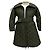 Moncler CAPRIER Quilted Long Down Coat Black