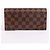 Louis Vuitton Damier Ebene Kaissa Flap Long Wallet Braun - Ansicht 5