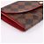 Louis Vuitton Damier Ebene Kaissa Flap Long Wallet Braun - Ansicht 8