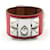 Hermès Bracelet en cuir Epsom Medor argenté Rose  - vue 1