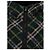 Burberry Check Pattern Wool Blend Hooded Jacket Black - view 6