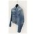 Balenciaga Waschbare Jeansjacke in Mittelblau-Grün - Ansicht 3