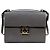 Salvatore Ferragamo Borsa a tracolla Marisol in pelle grigia