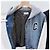 Céline Giacca Varsity Teddy con cappuccio in denim Blu - vista 4