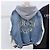 Céline Giacca Varsity Teddy con cappuccio in denim Blu - vista 6