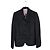 Thom Browne Women's Three-Button Silk Blazer Jacket Black
