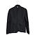 Thom Browne Women's Three-Button Silk Blazer Jacket Black - view 2