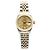 Rolex Datejust Damenuhr mit Diamanten nach Einstellung Golden