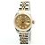 Rolex Datejust Damenuhr mit Diamanten nach Einstellung Golden - Ansicht 8