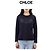 Chloé Langarm-T-Shirt mit Logo-Stickerei Erwachsenengröße Schwarz - Ansicht 5